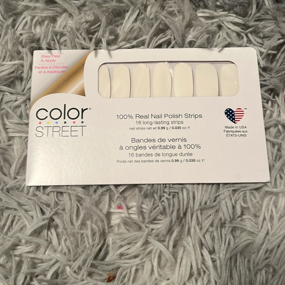 NEW in Package Color Street Nail Strips - Swiss and Tell